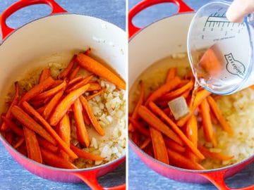 How to make roasted carrot soup step 3