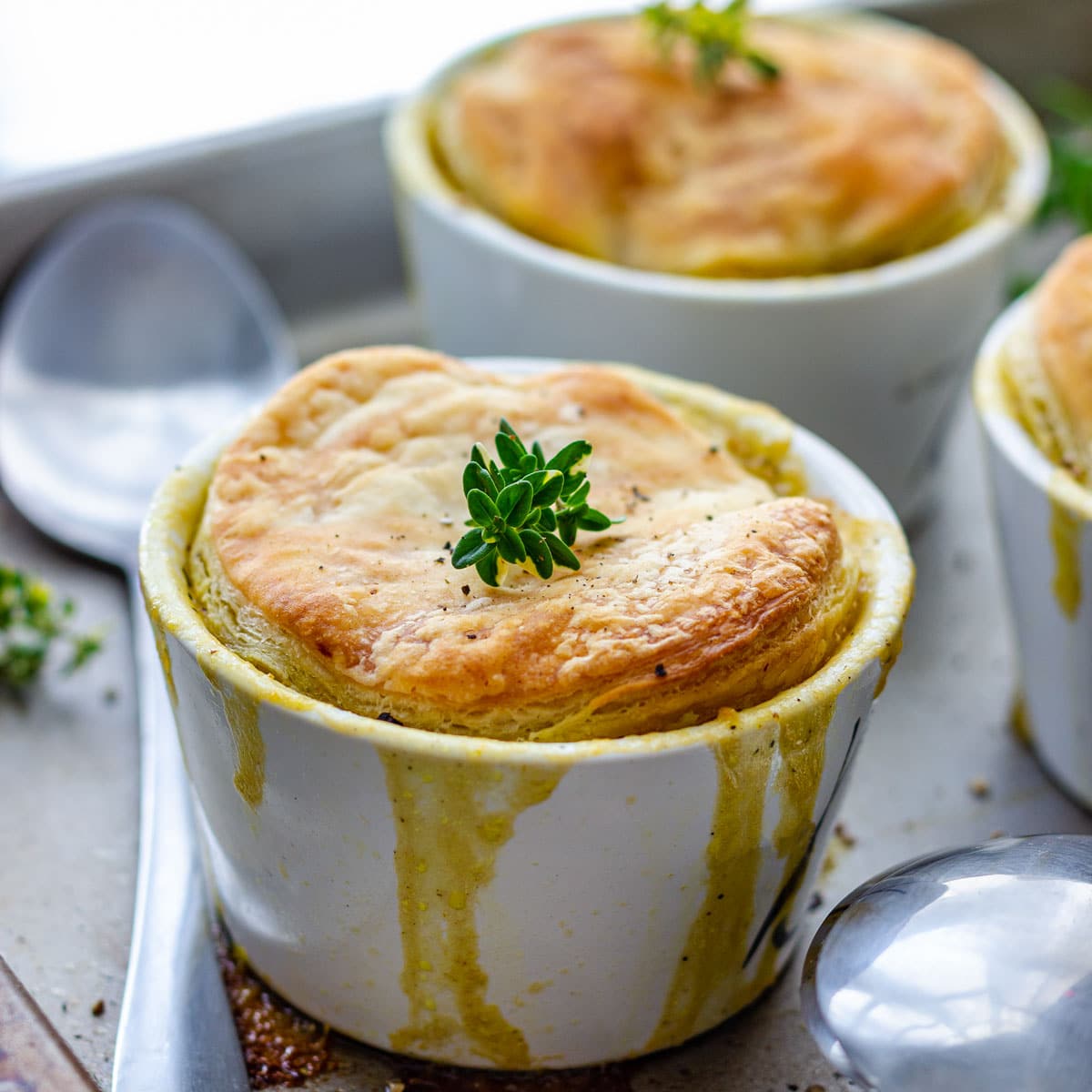 Perfect Turkey Pot Pie in the Dash Mini Pie Maker 