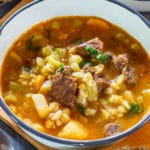 Instant pot beef barley soup recipe