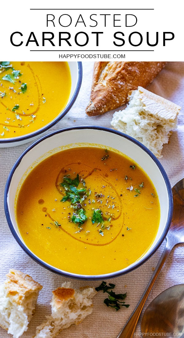 Roasted carrot soup image