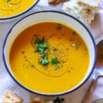 Roasted carrot soup recipe