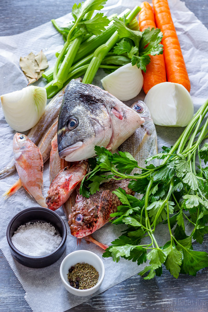 Fish stock ingredients