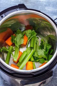 How to make fish stock in instant pot step 1