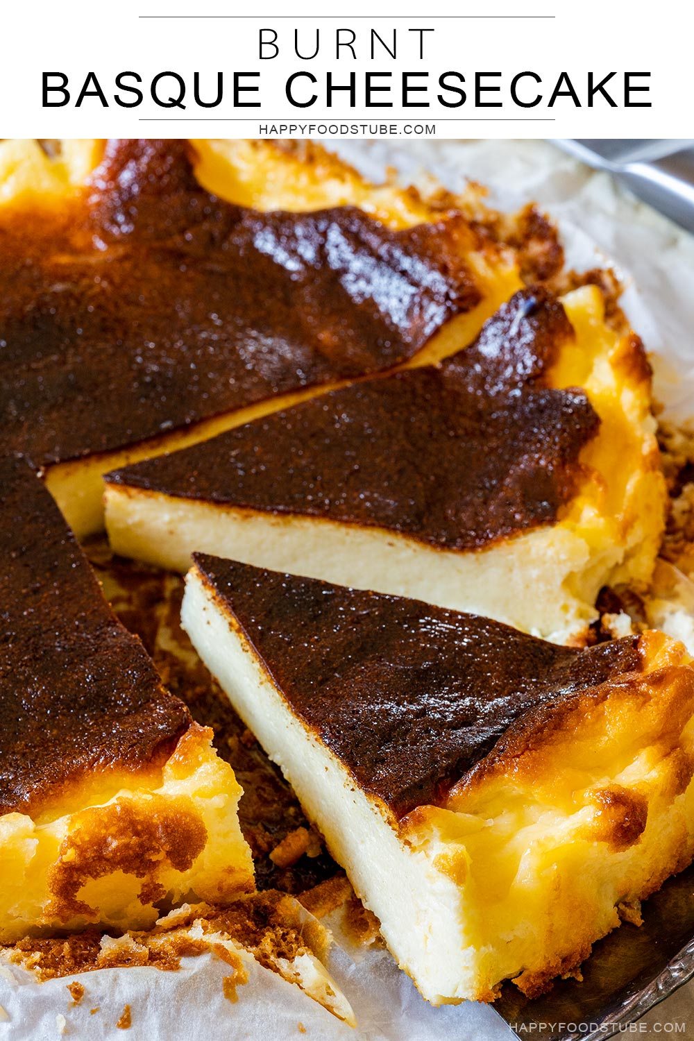 Basque Cheesecake Recipe (Burnt Basque Cheesecake)