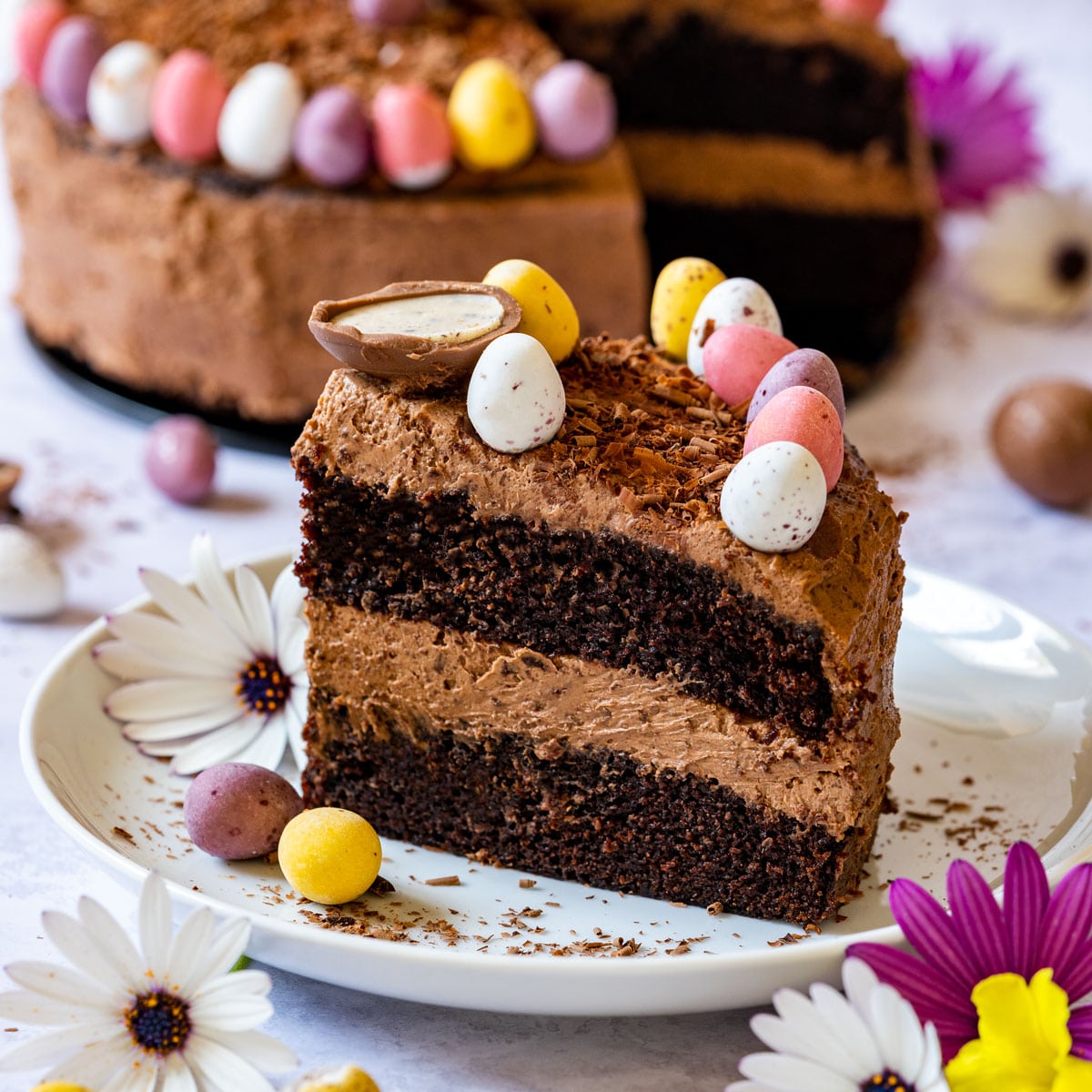 Chocolate Easter Cake - Happy Foods Tube