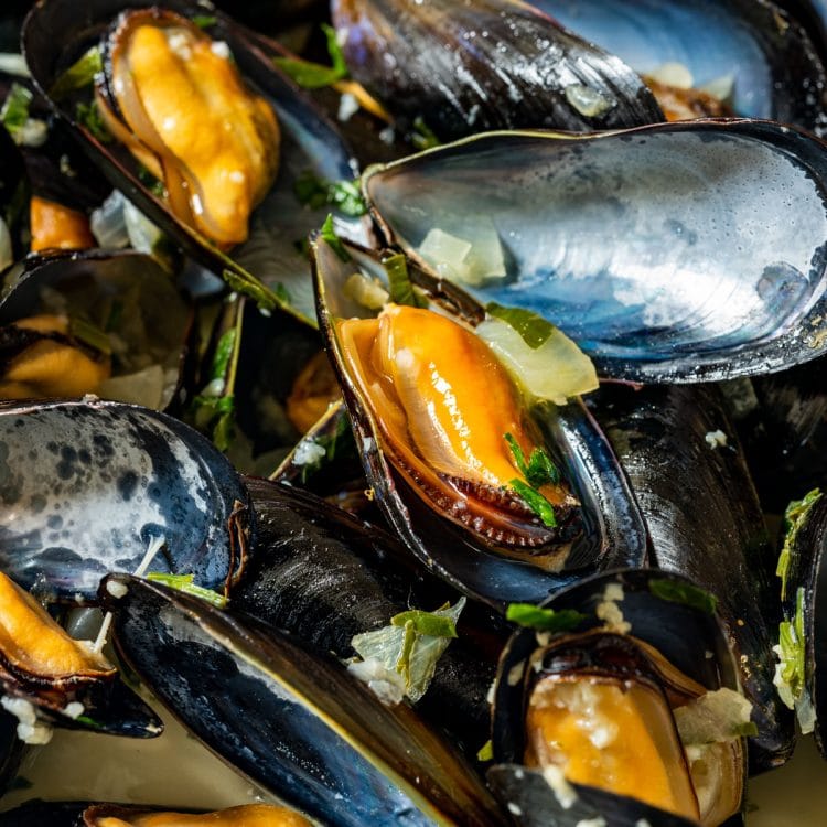 Mussels in White Wine Happy Foods Tube