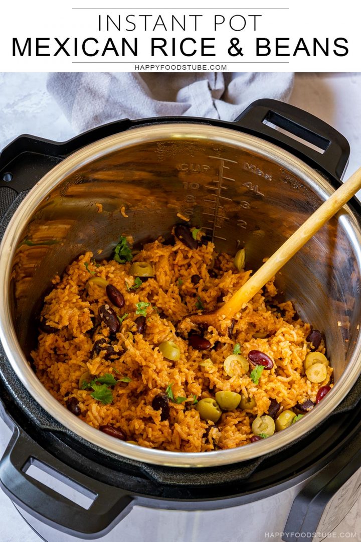 Best instant pot Mexican rice and beans