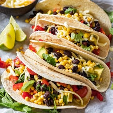Black Bean Tacos Recipe - Happy Foods Tube