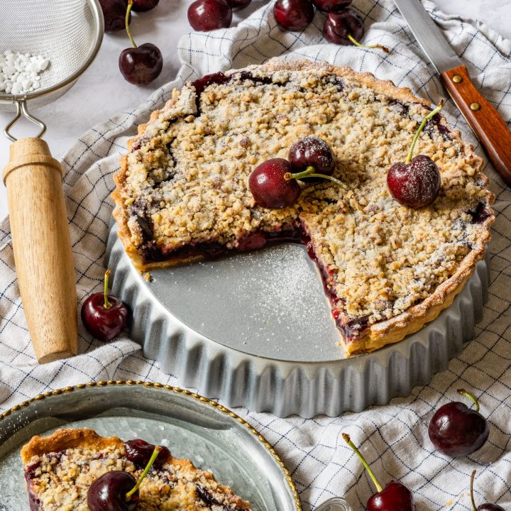 Cherry crumb pie recipe