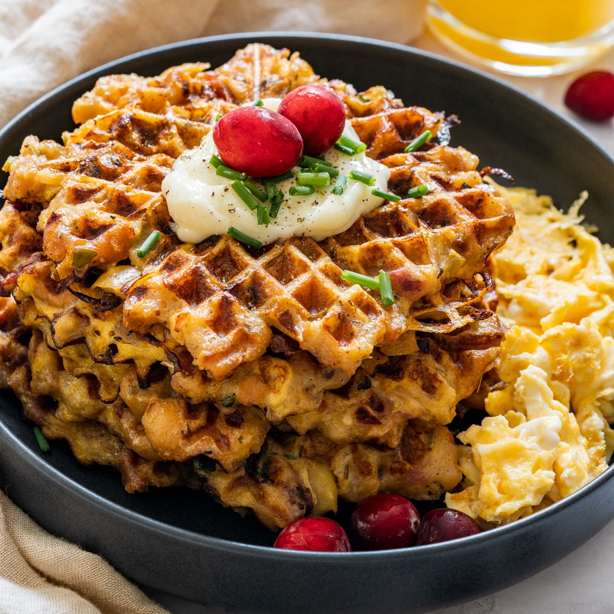 Crispy Stove Top Waffles - The Trellis