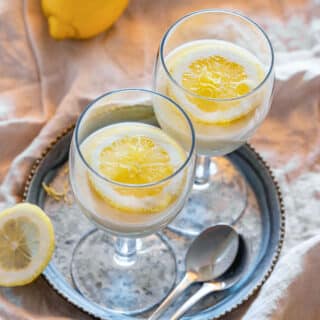 Lemon posset recipe.