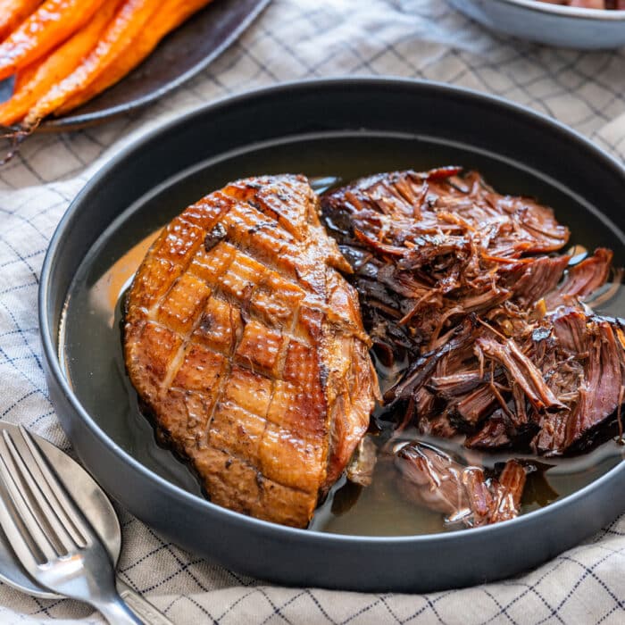Duck breast confit recipe.