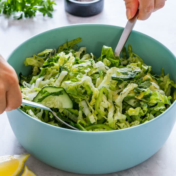Romaine salad recipe.