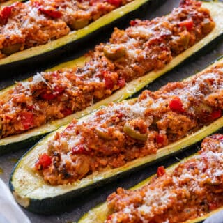 Stuffed Zucchini Boats