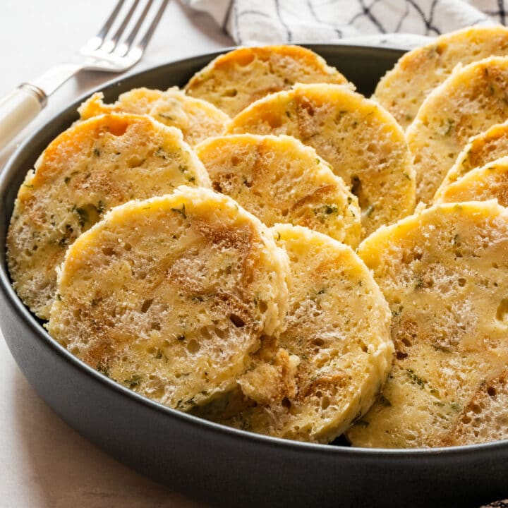 Carlsbad dumplings served in a bowl, ready to pair with gravy or sauce.